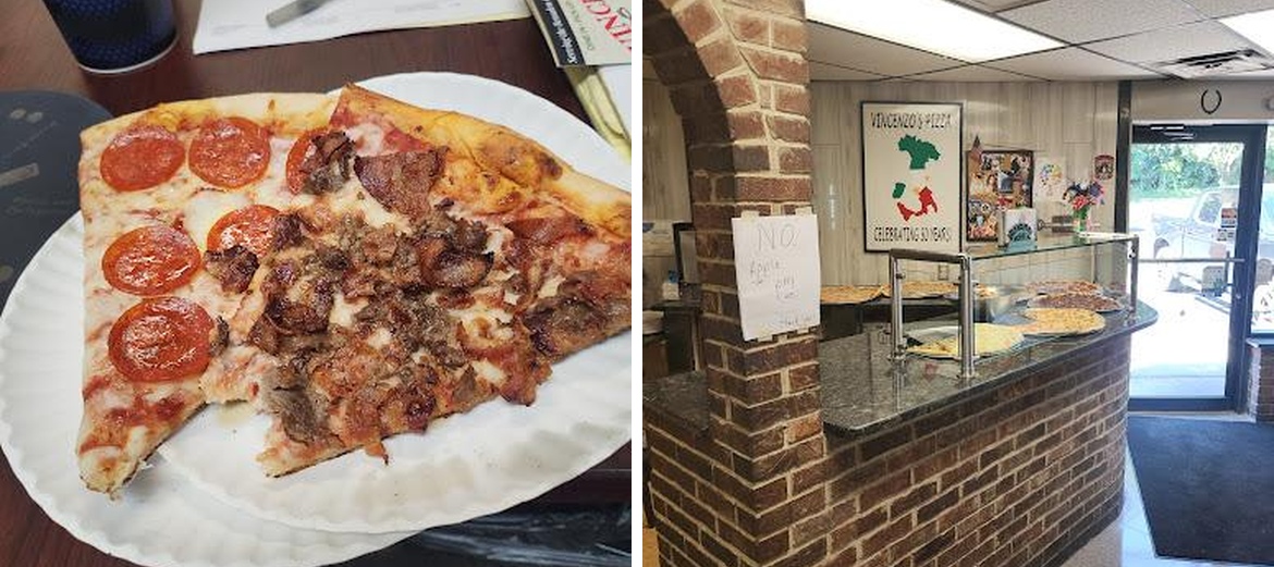 Vincenzo's Pizza Menu